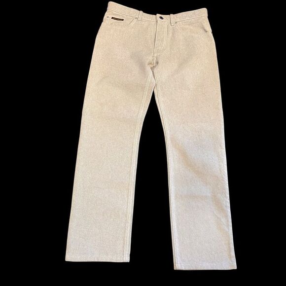 Louis Vuitton Cream Pants with Logo Tag - Picture 3 of 8
